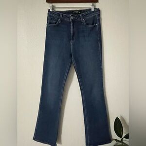 Just black denim size 27 high waist flare bottom